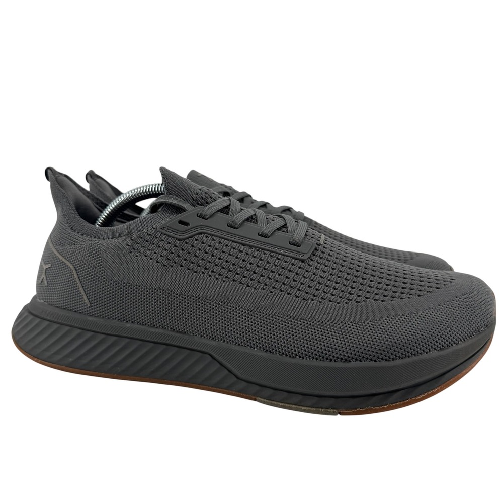 Flux Footwear Adapt Sneakers Mens 10 Grey Knit Barefoot Wide Toe Training Shoes